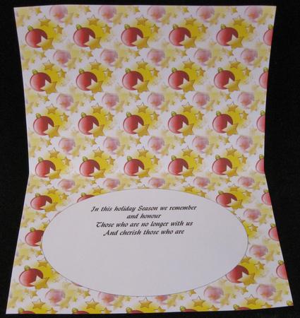 Christmas A5 Landscape Insert by Suzi Cooper