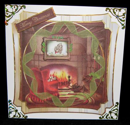 Warm Fire Glow at Christmas by Suzi Cooper