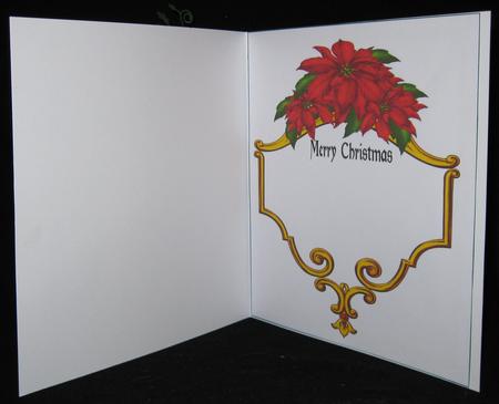Poinsettia insert for Christmas by Suzi Cooper