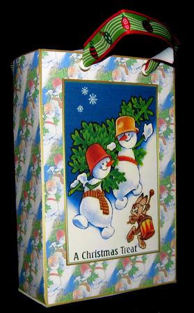 Vintage Snowman Gift Bag by Suzi Cooper