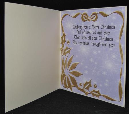 8 inch Christmas insert by Suzi Cooper