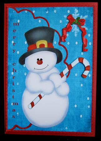 Envelop Snowman by Suzi Cooper