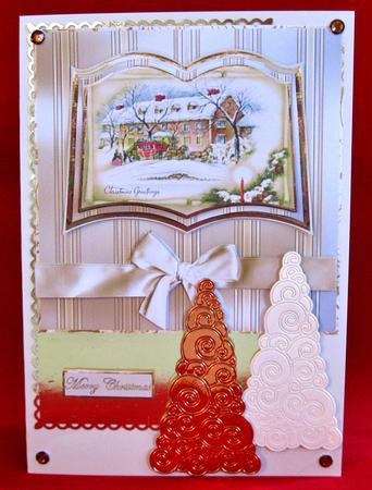 Vintage Christmas Coach and Horses by Suzi Cooper