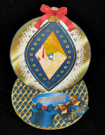 Blue and Red Ornament If Easel Kit by Suzi Cooper