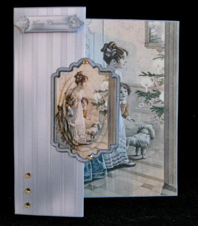 Looking for Santa No Hole Fold Back by Suzi Cooper
