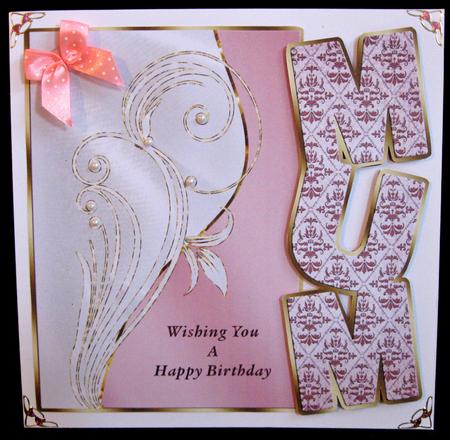 Mum Birthday Over the Edge Card by Suzi Cooper