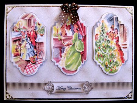 Families at Christmas Panel Card by Suzi Cooper
