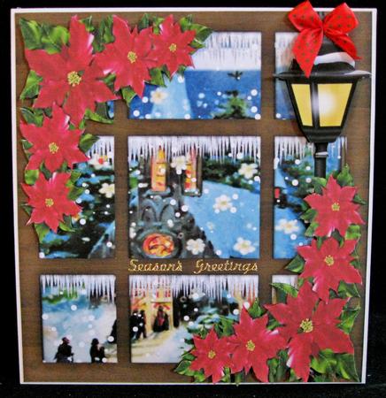 Christmas Church Window by Suzi Cooper
