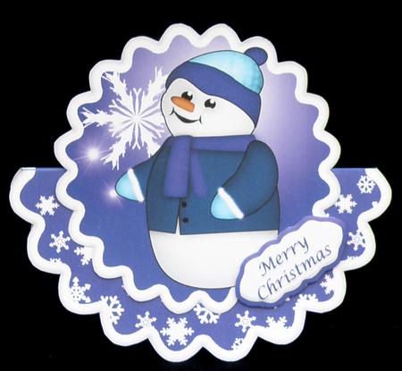 Christmas Wobbles - Snowman by Suzi Cooper