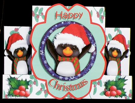 Penguin Party Stepper Card Kit by Suzi Cooper