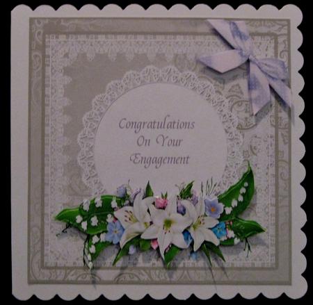 Congratulations Engagement Card with Lilie by Suzi Cooper