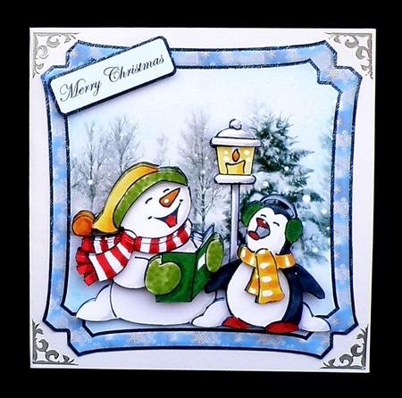 Snowman and Penguin Sing Carols by Suzi Cooper
