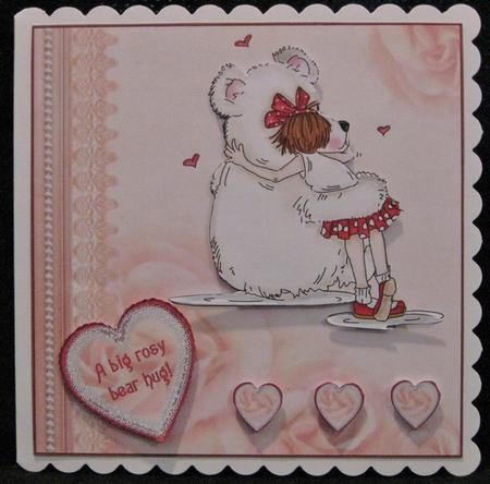 A Big Rosy Bear Hug! Spread the Love to Your Friends by Suzi Cooper