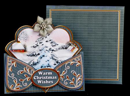 Snow Tree Silver Warm Wishes Scallop Trio Kit by Suzi Cooper