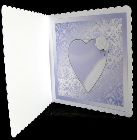 White Rose Wedding Insert - Lilac by Suzi Cooper