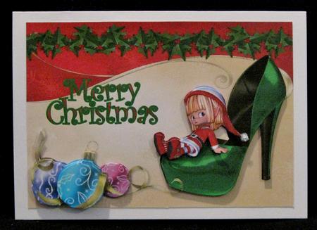 Christmas Shoe by Suzi Cooper