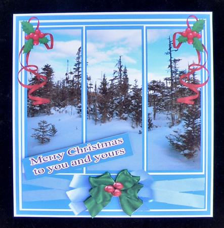 Christmas Winter Scene by Suzi Cooper