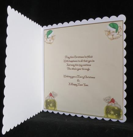 Christmas Blessings 8x8ins Insert by Suzi Cooper