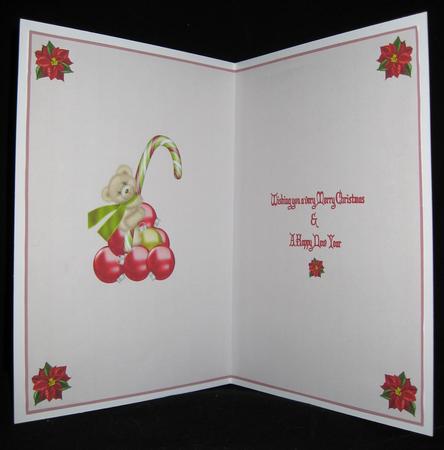 Christmas Teddy Bear Insert by Suzi Cooper