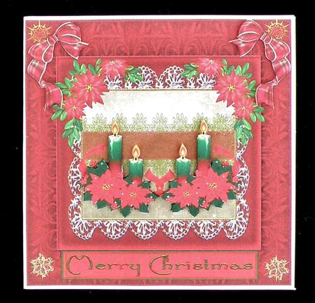 Christmas Candles Aglow by Suzi Cooper