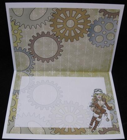 Helga Frost - A5 Winter Wishes Insert - Brown by Suzi Cooper