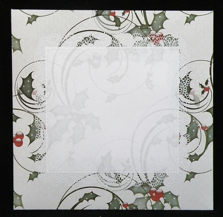 All in One Envelope for 5 Inch Card - Holly 1 by Suzi Cooper
