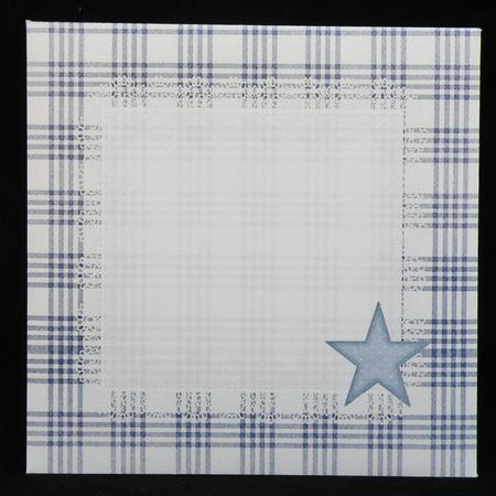 All in One Envelope for 5 Inch Card - Purple Checks by Suzi Cooper