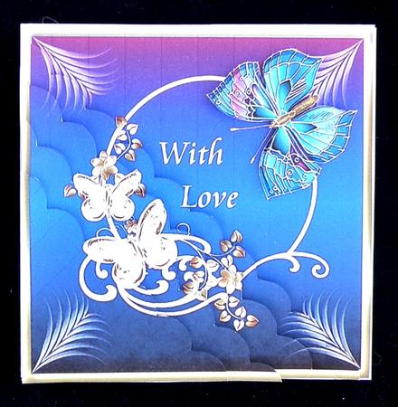 Shell Corners - Glimmering Butterflies by Suzi Cooper