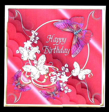 Shell Corners - Glimmering Butterflies 2 by Suzi Cooper