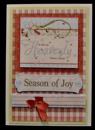 Season of Joy Card Front Sheet by Suzi Cooper