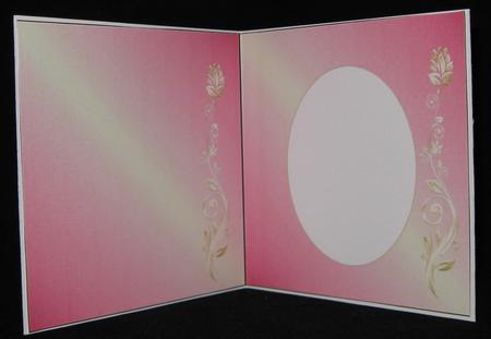5 Inch Square Insert - Magenta Butterflies by Suzi Cooper