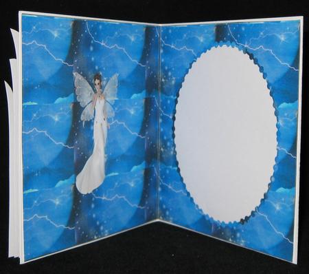 5 Inch Square Insert - Moon Fairy with Cats by Suzi Cooper