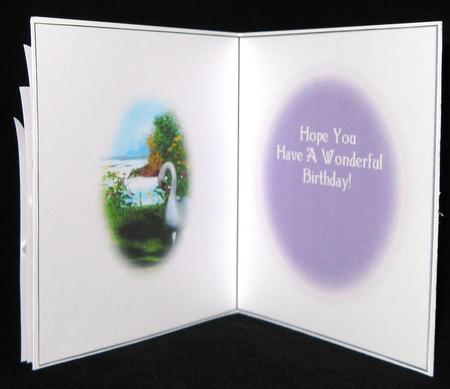 5 Inch Square Insert - Fairy with Swan by Suzi Cooper