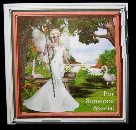 Shell Corners - Garden Fairy with Wand by Suzi Cooper