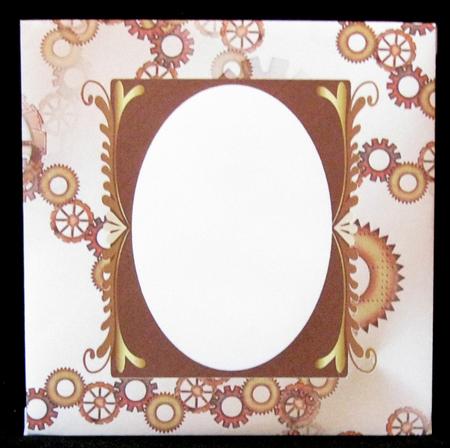All in One Envelope for 5 Inch Card - Cogs by Suzi Cooper