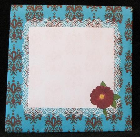 All in One Envelope for 5 Inch Card - Black Leather Fashion by Suzi Cooper