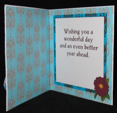 5 Inch Square Insert - Black Leather Fashion by Suzi Cooper