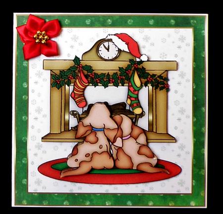 The Puppies Are Waiting for Santa 2 by Suzi Cooper