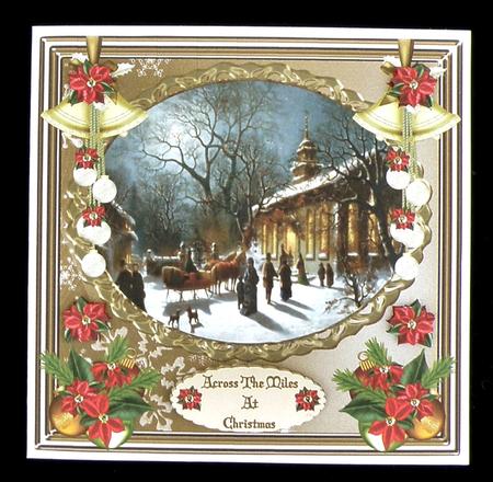 Christmas Vintage Church Service Topper by Suzi Cooper