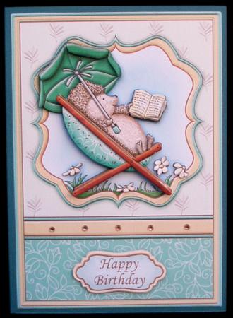 Henrys Hazy Days Birthday or Retirement Decoupage by Suzi Cooper