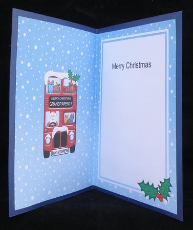 Xmas Santa Express A5 Grandparents Matching A5 Insert by Suzi Cooper