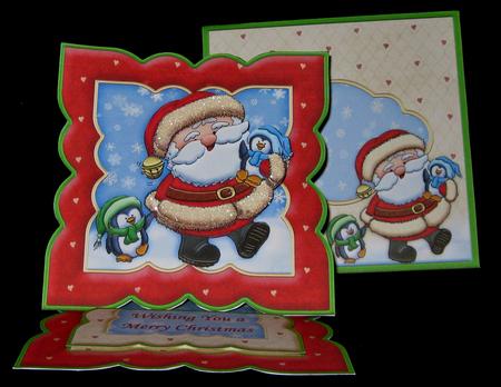 Lets Go Home Christmas Easel Card Kit by Suzi Cooper