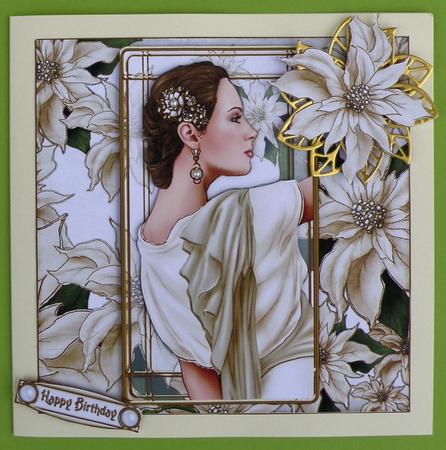 Art Deco Pandore (cream) 8x8 Mini Kit by Suzi Cooper