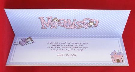 Birthday Madison Matching Large Dl Insert by Suzi Cooper