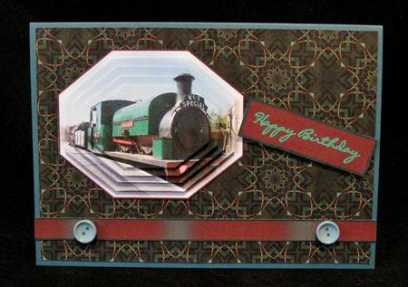 Steam Train Pyramid by Suzi Cooper