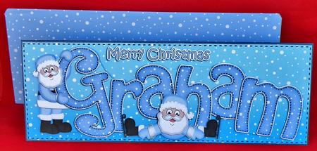Xmas Large Dl Graham Quick Card N 3D Decoupage by Suzi Cooper