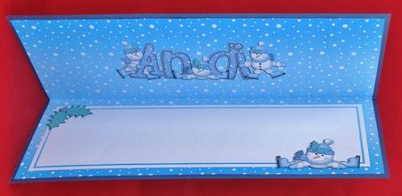 Xmas Andi Matching Large Dl Insert by Suzi Cooper