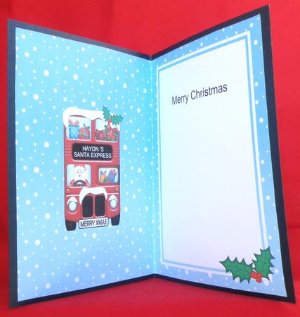 Xmas Santa Express A5 Haydn Matching A5 Insert by Suzi Cooper