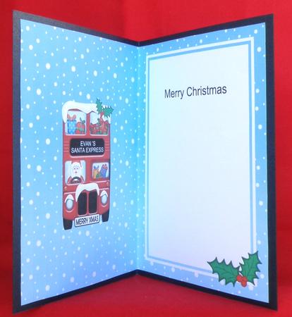 Xmas Santa Express A5 Evan Matching A5 Insert by Suzi Cooper