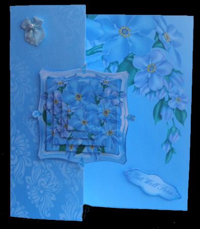 Forget Me Not No Holes Fold Back Mini Kit by Suzi Cooper
